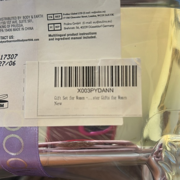 Body & Earth Lavender Bath Gift Set in a Cute Bathtub 🛀 NWT 🐰 Cruelty Free! - Picture 11 of 14